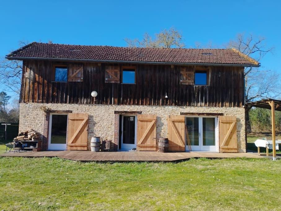 Ancienne Grange Landaise Brocas Exterior foto